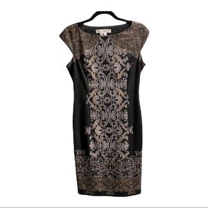 Maggy London cap sleeve sheath dress, size 8